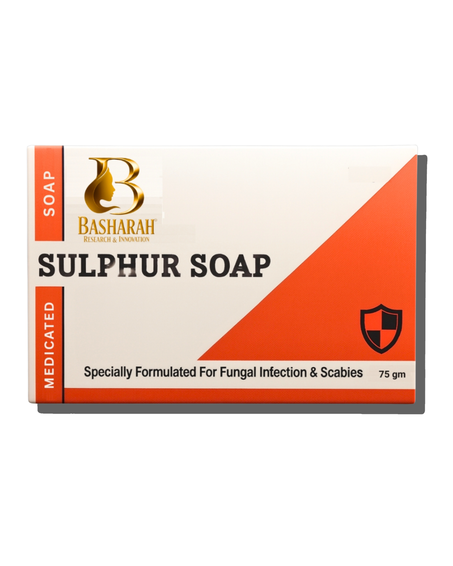 Basharah Sulphur Soap – 75g | Fungal Infection & Scabies Treatment Bar