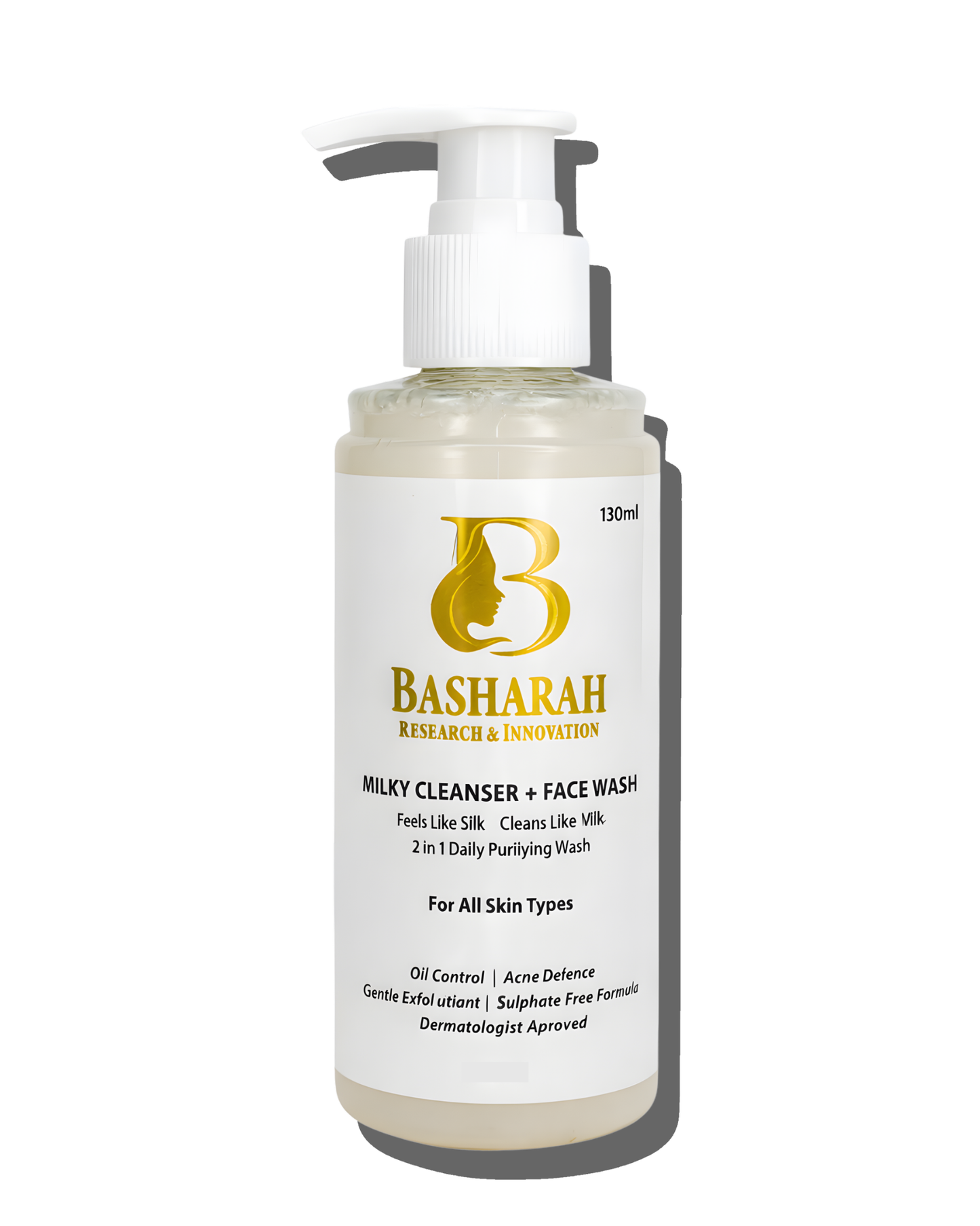Basharah Milky Cleanser 130 ML - Face Wash