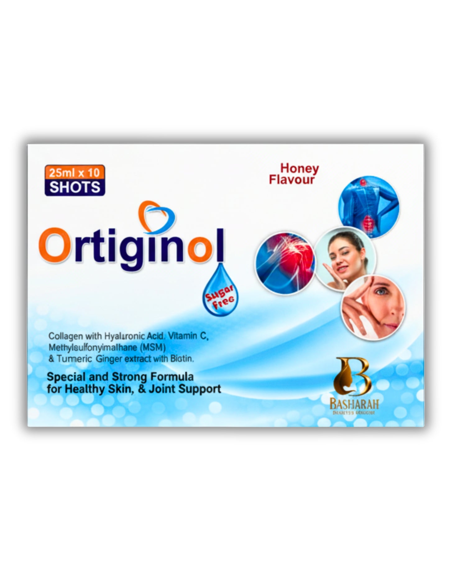 ORTIGINOL – Sugar-Free Honey Flavour Shots (25ml x 10)