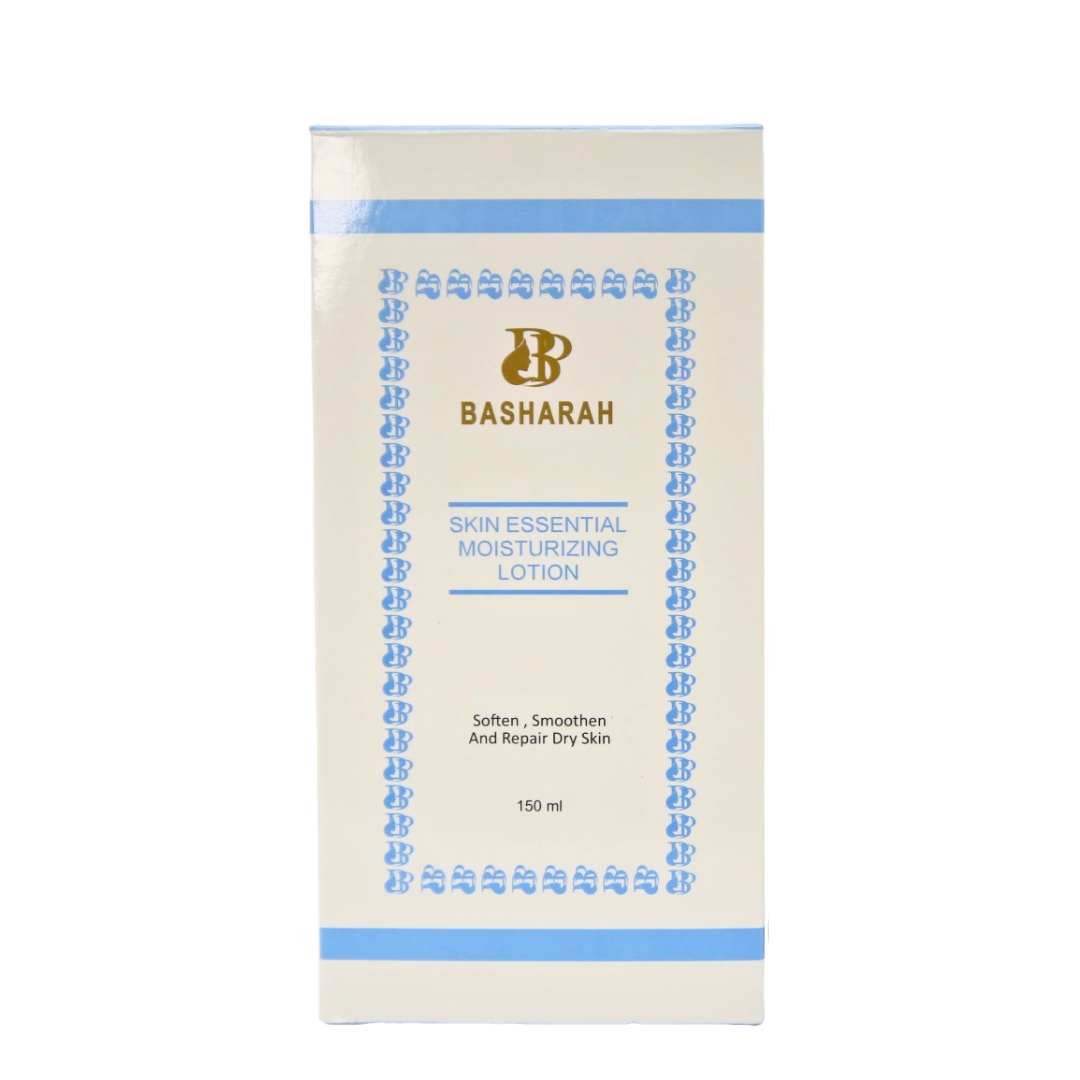 Basharah Skin Essential Moisturizing Lotion – Hydrates, Softens & Repairs Dry Skin (150ml)