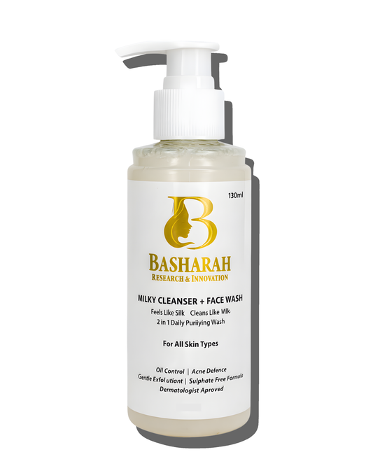 Basharah Milky Cleanser 130 ML - Face Wash