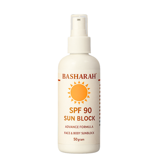 Basharah SPF 90 Sun Block - Advanced Formula for Face & Body