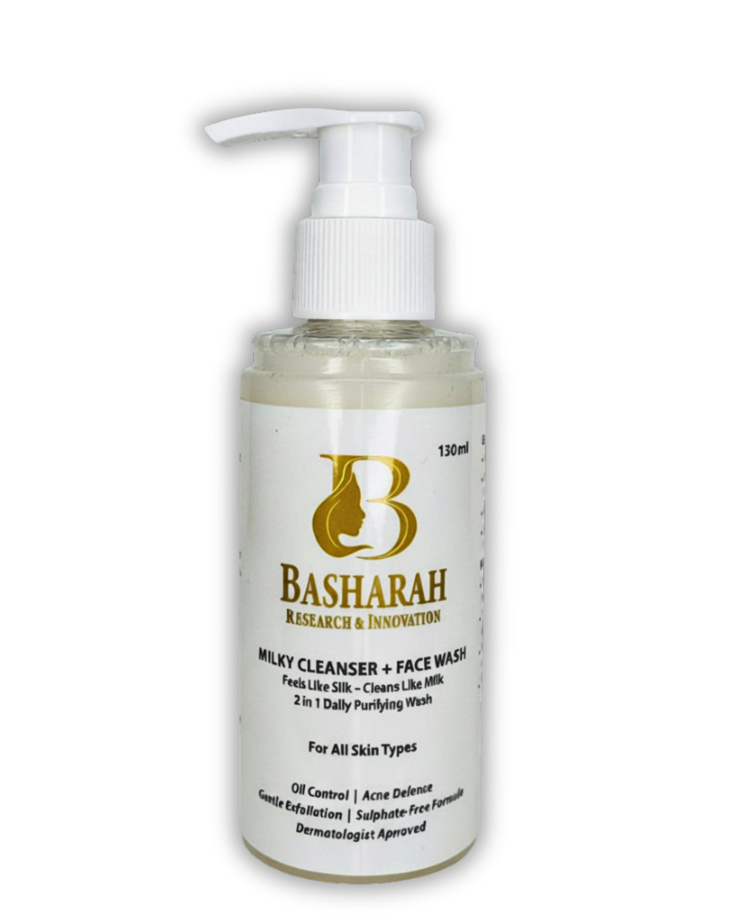 Basharah Milky Cleanser 130 ML - Face Wash