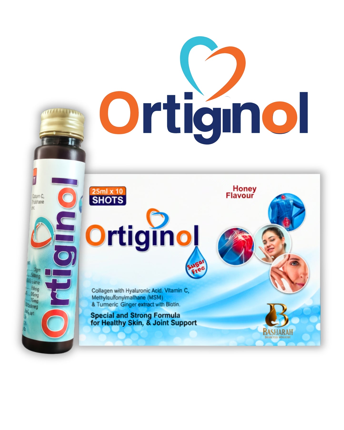 ORTIGINOL – Sugar-Free Honey Flavour Shots (25ml x 10)